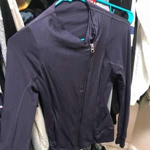 Purple Lululemon zip up size 4